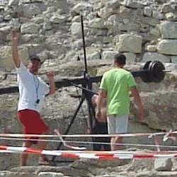 Bulgarian Television crew at Perperikon