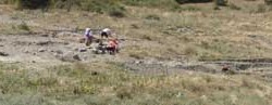 Digging at the Perperikon archaeological dig site