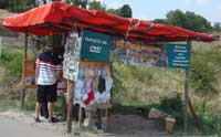 Souvenir shops at Perperikon